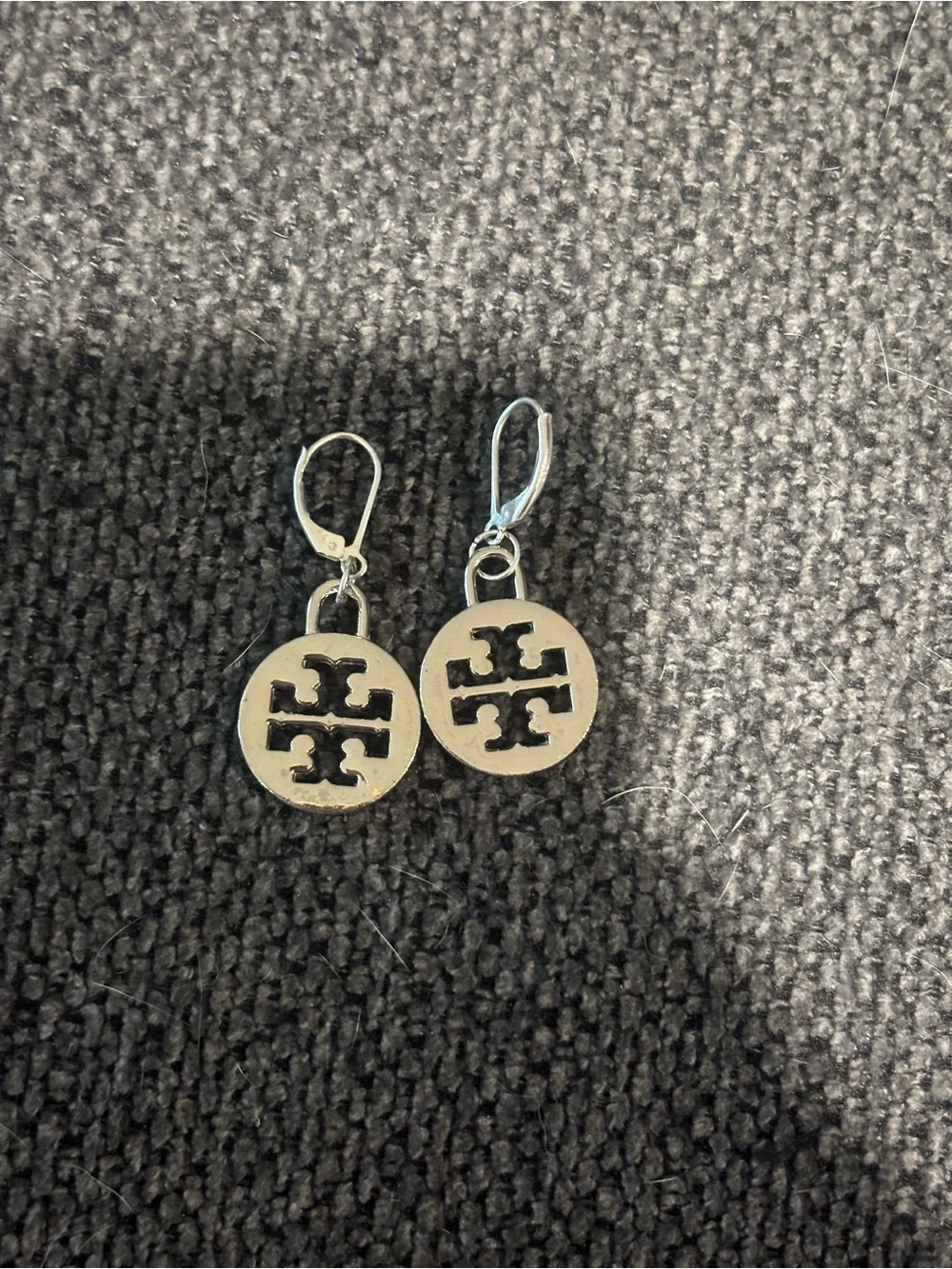 Tory Burch silver tone